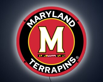 Maryland Terrapins 17" Round LED
