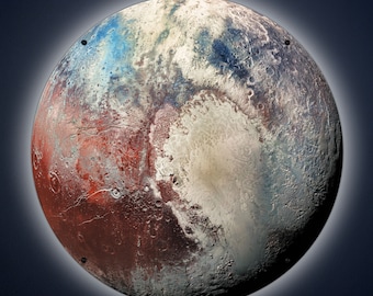 Pluto LED Night Light: Planet Galaxy Room Decor - 17"