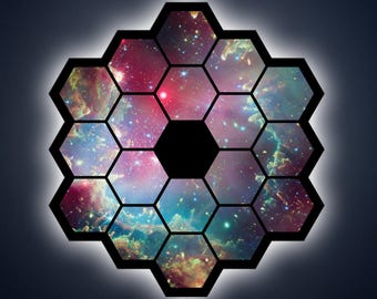 James Webb Telescope Nebula Image, James Webb Nightlight, Nightlight, STEM, Space themed LED, Space themed nightlight