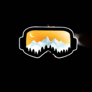 Ski and Snowboard Goggles Light Up Sign, Mountain, Ski, Snowboard, Night light, gift, Cool Sign, LED, Winter Sports, Neon Sign, Neon Light