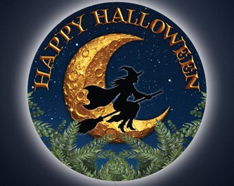 Halloween 2026 LED, Sign, Nightlight, Witch Light, Witch Sign, Happy Halloween, Fall LED,