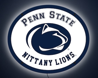 Penn State Light Up Sign, College, Wall Art, Home Decor,