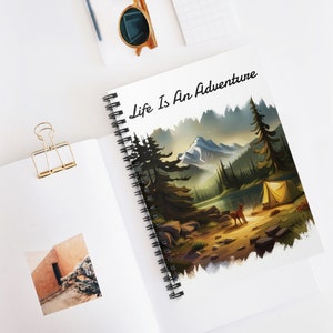 Outdoor Adventures Notebook/Camping Journal/Travel Journal