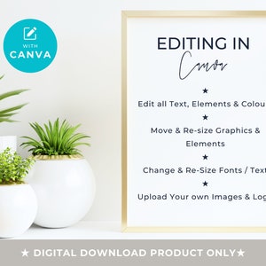 Modern Candle Label Template, Printable Vertical Candle Jar Label Design (Canva Editable) Aa imagen 6