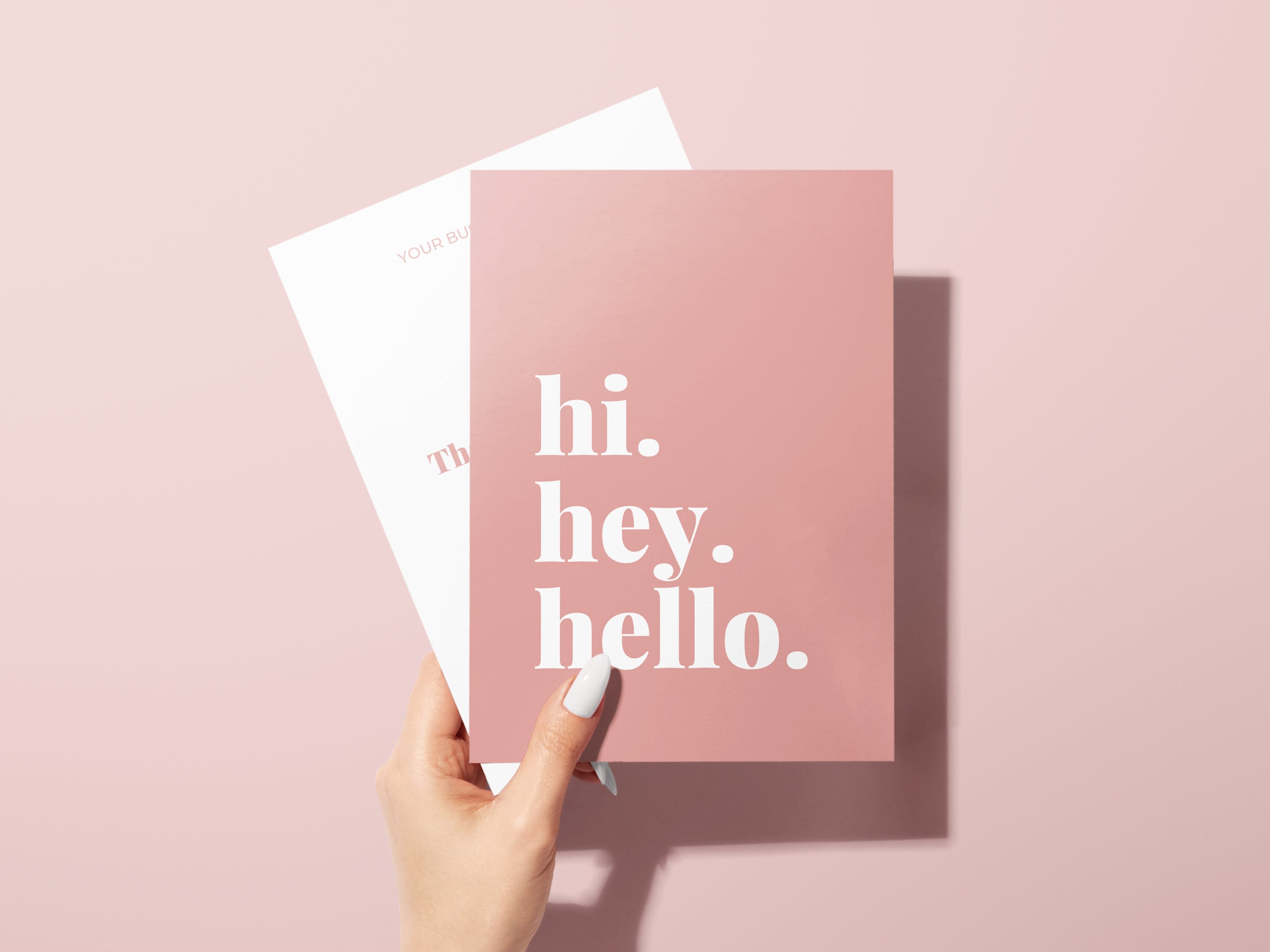 Editable Business Thank You Card Template Thank You for Your Etsy UK