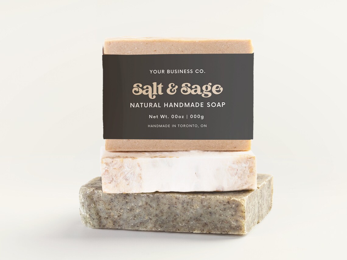 Editable Soap Label Template Canva Soap Band Template Soap - Etsy UK