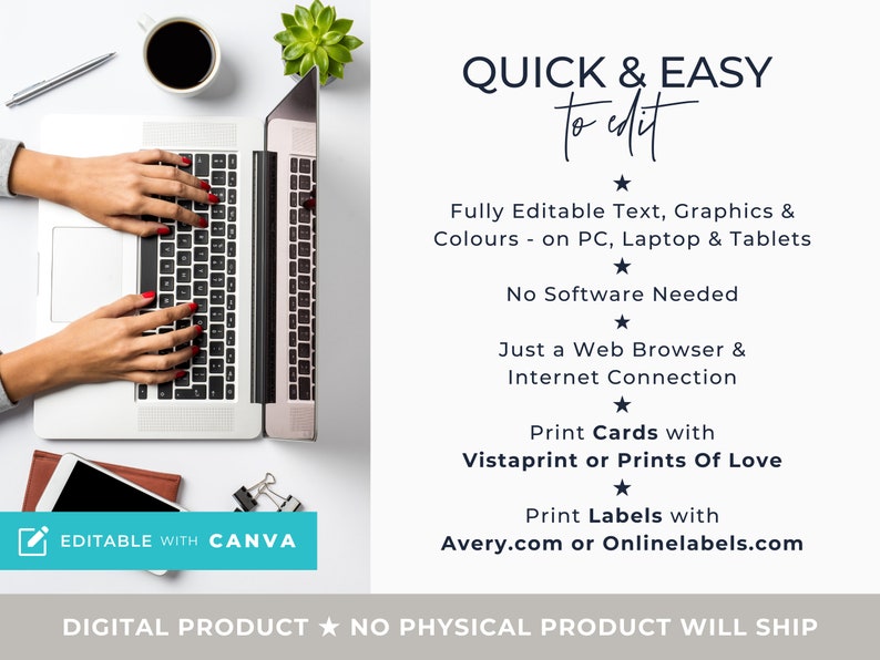Editable Candle Label Template + Candle Care Card with Icons, 2 Canva Template Designs (Printable) Hh image 7