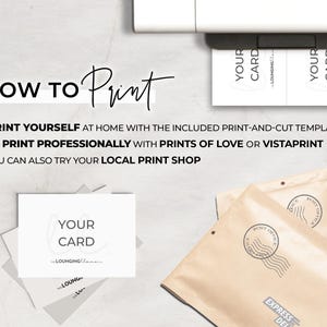 Editable Business Thank You Card, Small Business Thank You For Your Order Printable Template, Canva Template Order Package Insert Design Tt image 7