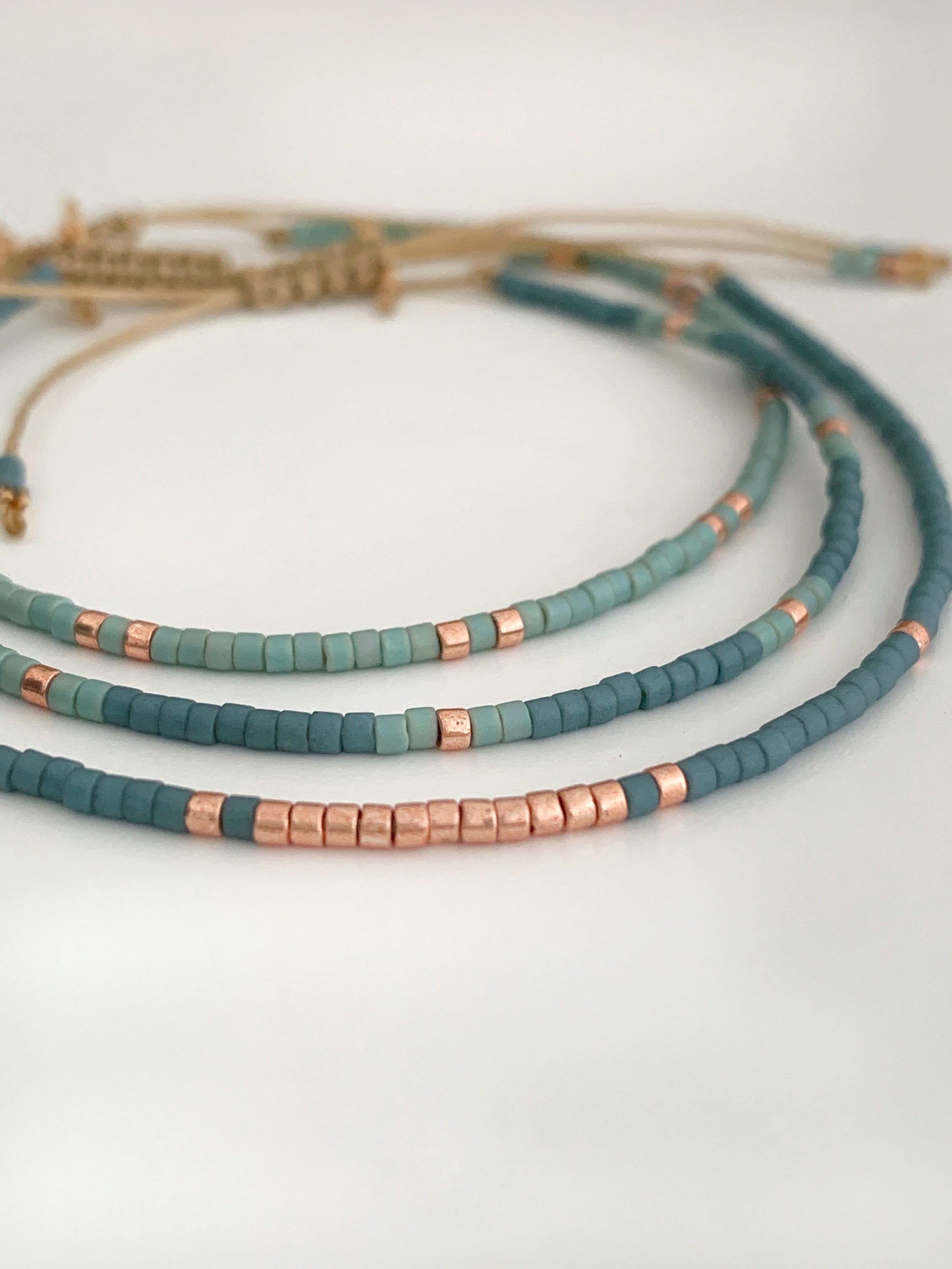 Vintage Light Green Seed Bead Belt Tassel Wood Beads Southwestern Bolo Necklace Seed Bead Bolo Tie - Etsy main image 4