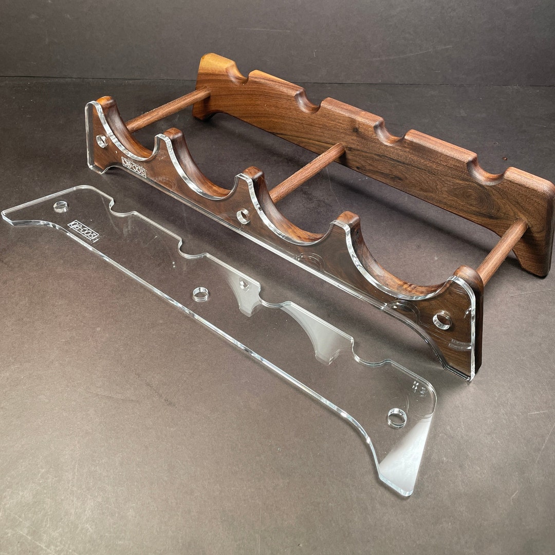 4 Bottle Wine Rack Router Template (clear Acrylic) - Etsy