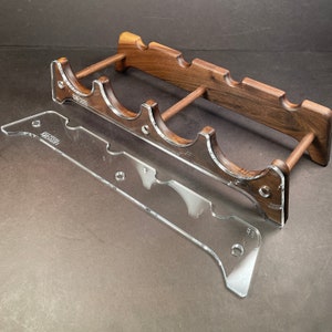 4 Bottle Wine Rack Router Template (clear Acrylic) - Etsy