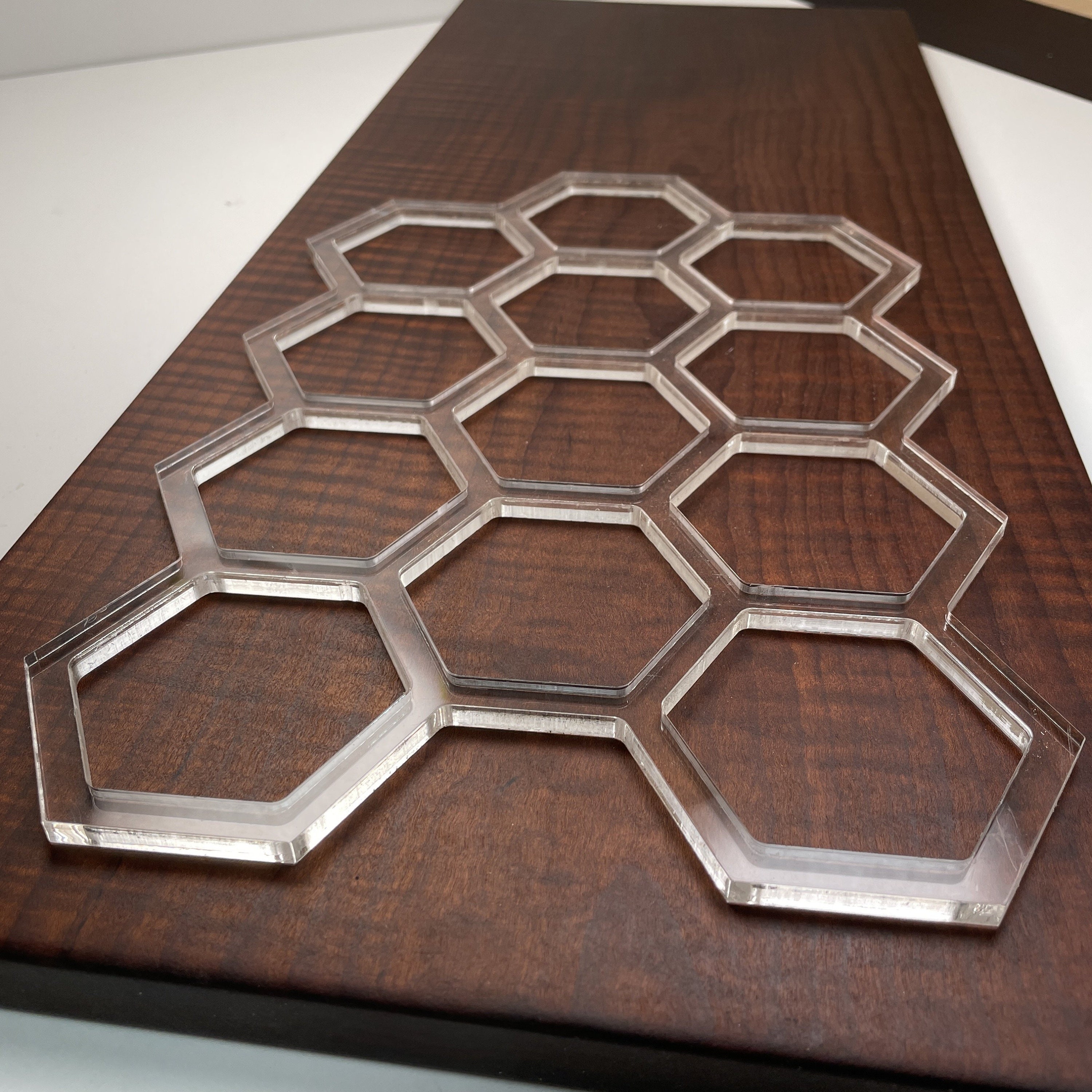 Honeycomb Router Template (clear Acrylic) - Etsy