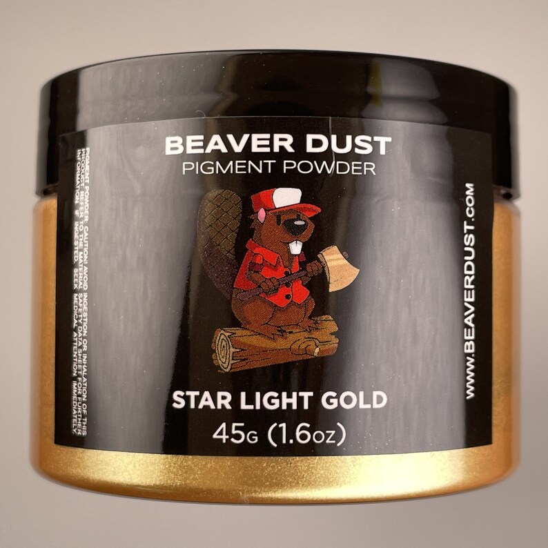 Star Light Gold Mica Powder - Beaver Dust Pigments - Etsy