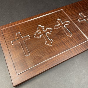 Crosses Router Template (Clear Acrylic)