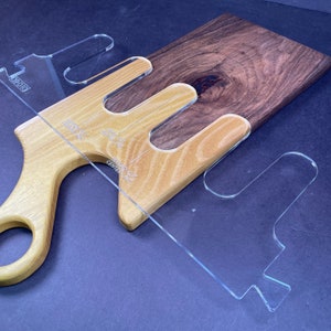 Large Finger Stitch Router Template (Clear Acrylic)