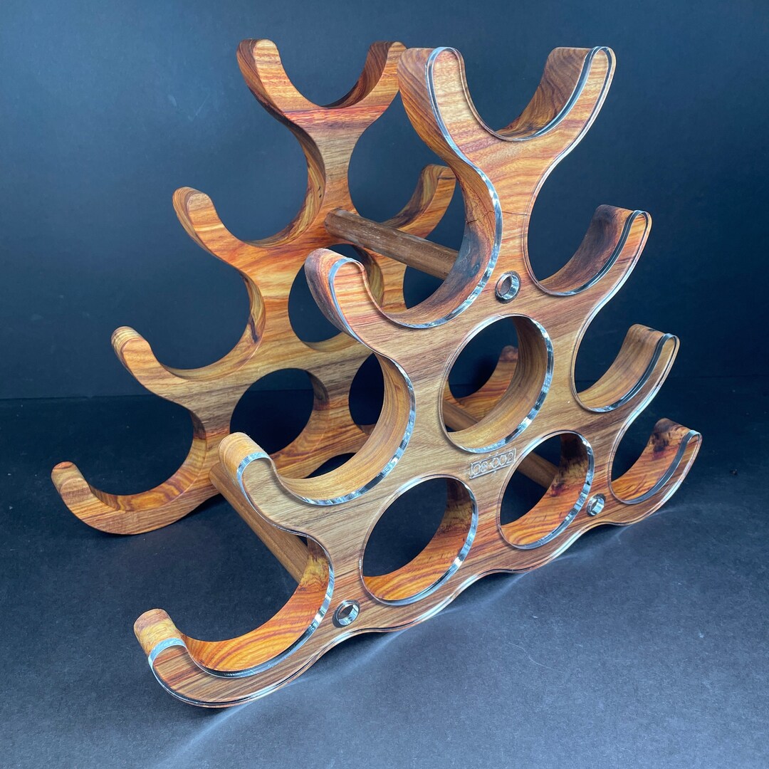 10 Bottle Wine Rack Router Template clear Acrylic Etsy