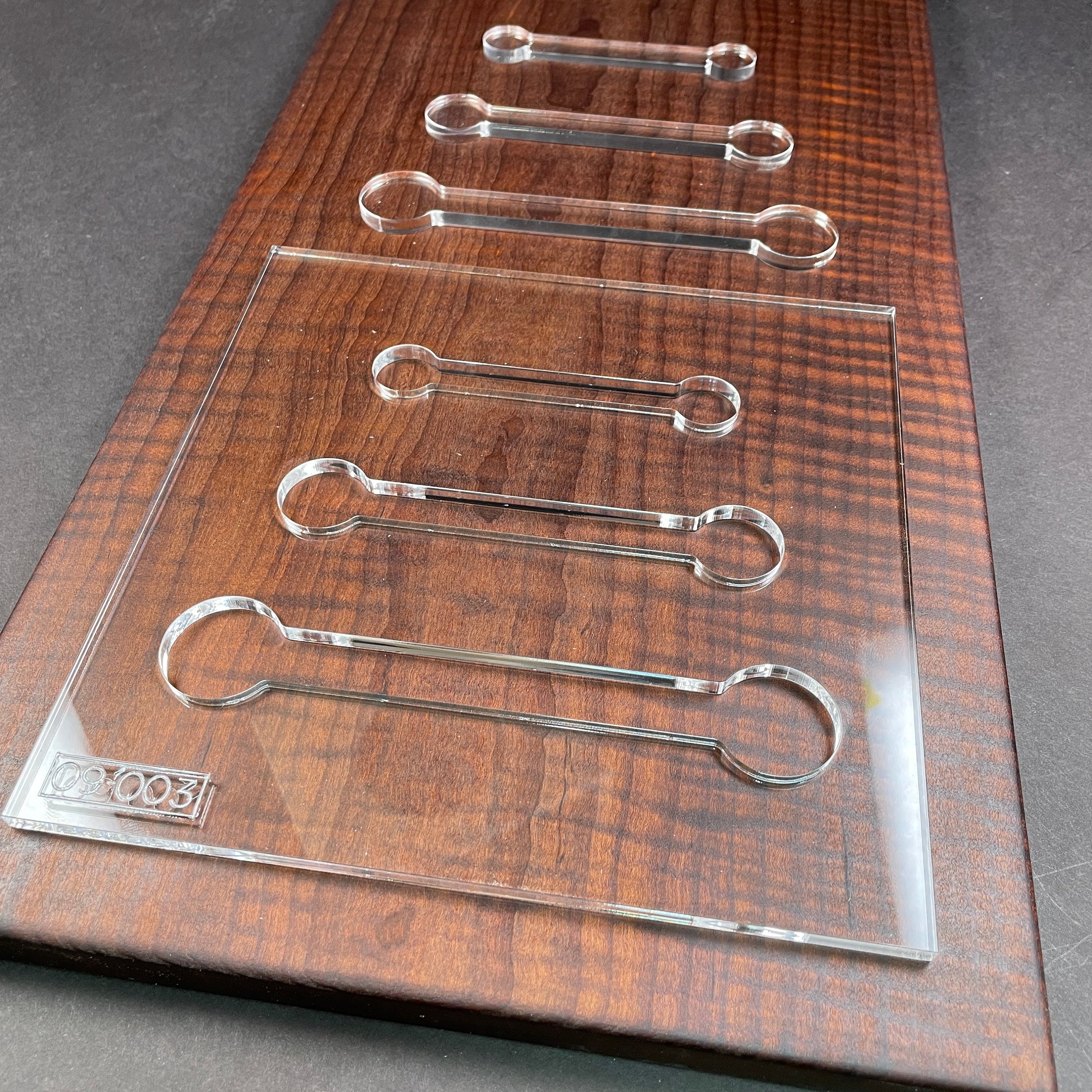 Bow Tie Router Template – Clear Acrylic, 3 Sizes (3", 4", 5") For Woodworking Inlays