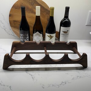 4 Bottle Wine Rack Router Template (clear Acrylic) - Etsy
