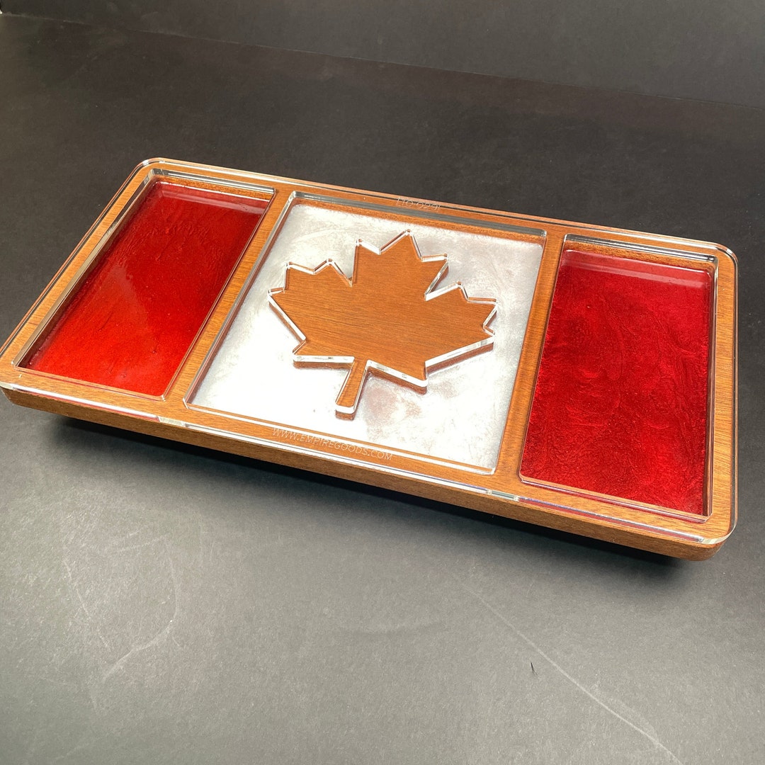 Canada Flag Tray Router Template (clear Acrylic) - Etsy