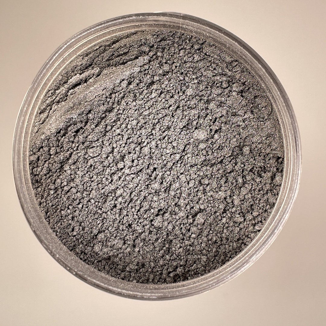 Gun Metal Grey Mica Powder - Beaver Dust Pigments - Etsy
