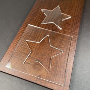 Star Router Template (Clear Acrylic)