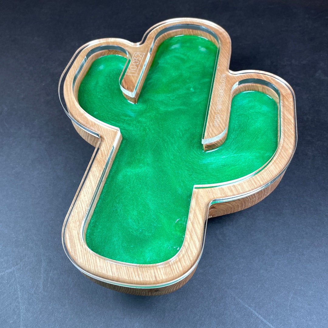 Cactus Serving Tray Router Template (clear Acrylic) - Etsy