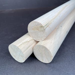 Ambrosia Maple Wood Dowels - High-Quality Dowel Rods for Crafting & Furniture
