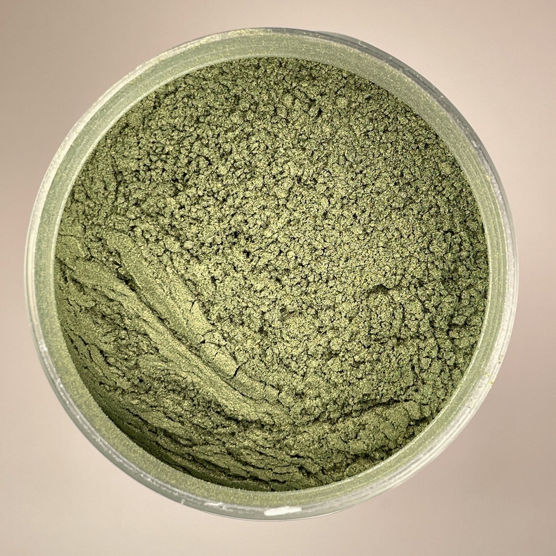 Olive Green Mica Powder - Beaver Dust Pigments - Etsy