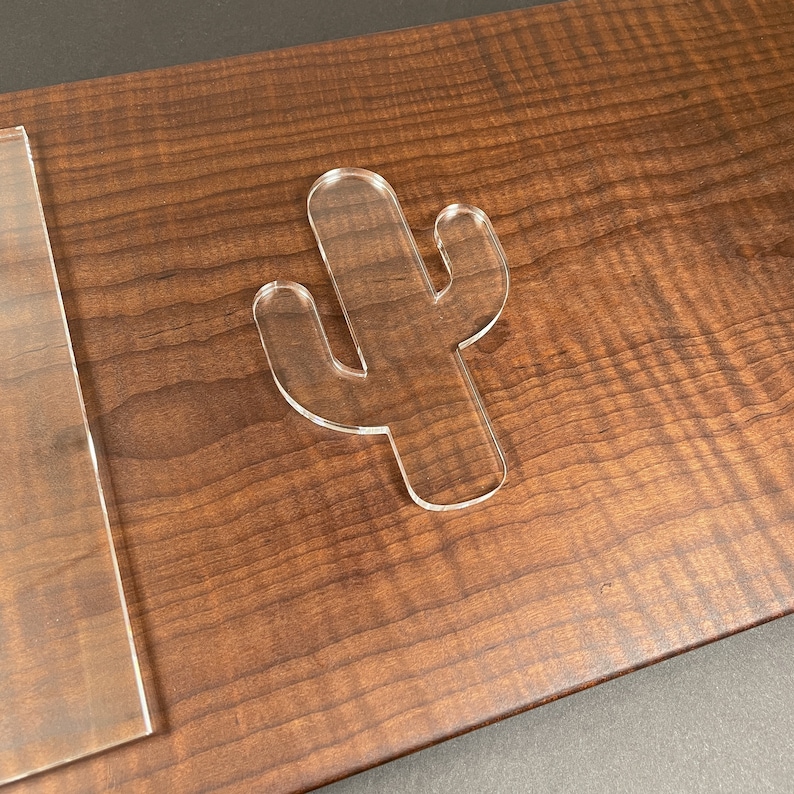 Cactus Router Template clear Acrylic - Etsy