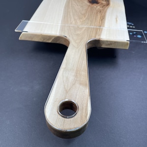 Pizza Charcuterie Board Handle Router Template (Clear Acrylic)