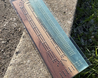 Cribbage Board Templates (Clear Acrylic)
