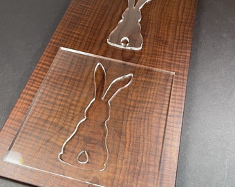 Bunny Router Template (Clear Acrylic)