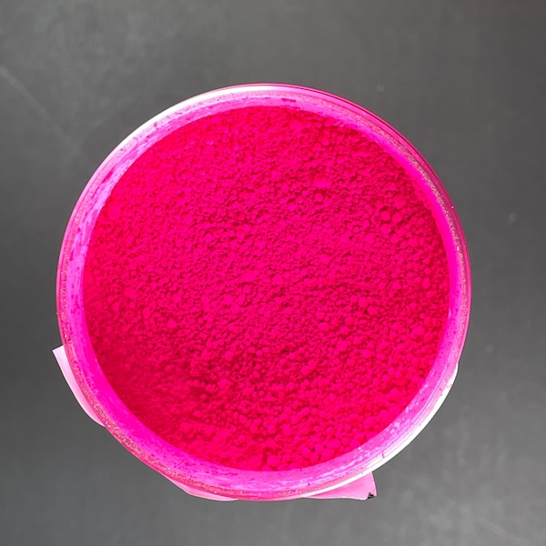 Poudre de mica magenta fluorescente - Pigments de poussière de castor