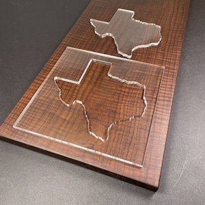 Texas Router Template (Clear Acrylic)
