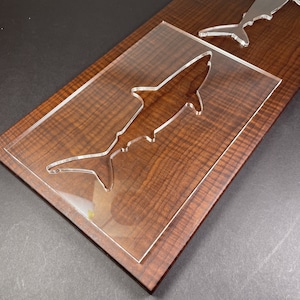 Shark Router Template (Clear Acrylic)