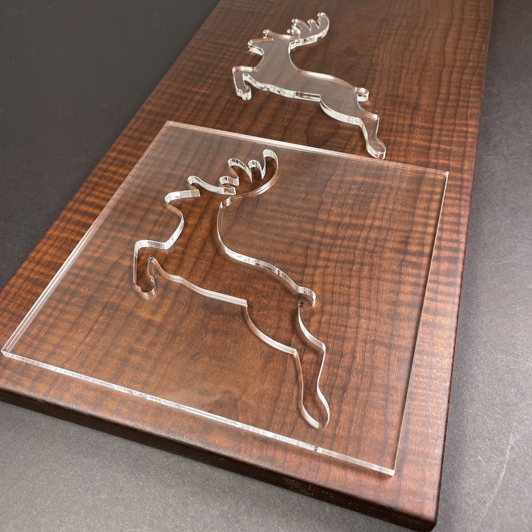 Deer Router Template clear Acrylic Etsy Deer Router Template clear Acrylic Etsy