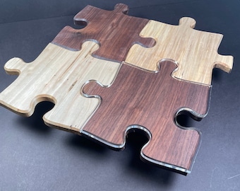 Puzzle Piece Serving Board Router Template (Clear Acrylic)