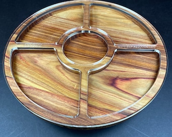 Round 5 Pocket Valet Tray Router Template (Clear Acrylic)