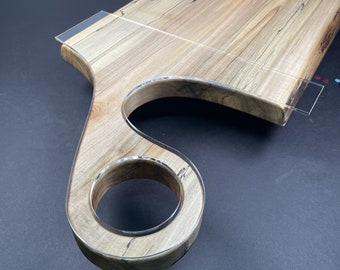 Large Round Charcuterie Board Handle Router Template (Clear Acrylic)