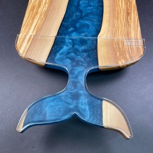 Whale Tail Charcuterie Board Handle Router Template (Clear Acrylic)