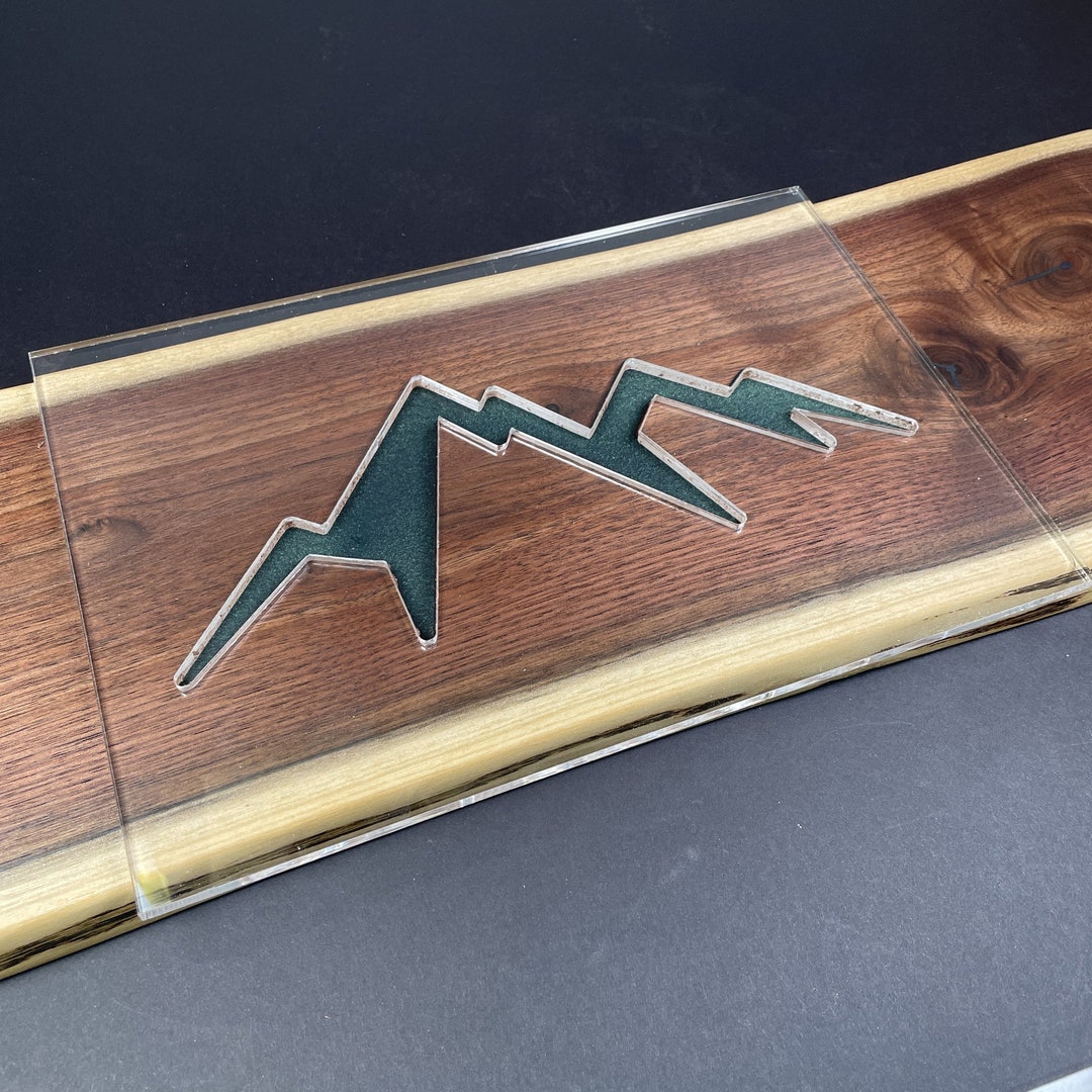 Mountain Range Router Template (Clear Acrylic)