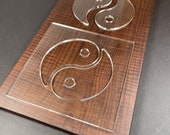 Yin Yang Template (Clear Acrylic)