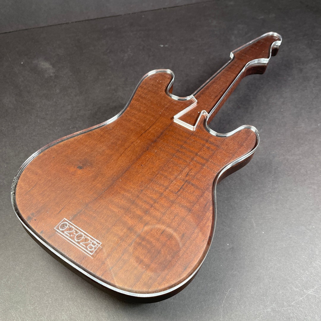 Guitar Serving Board Router Template (clear Acrylic) - Etsy