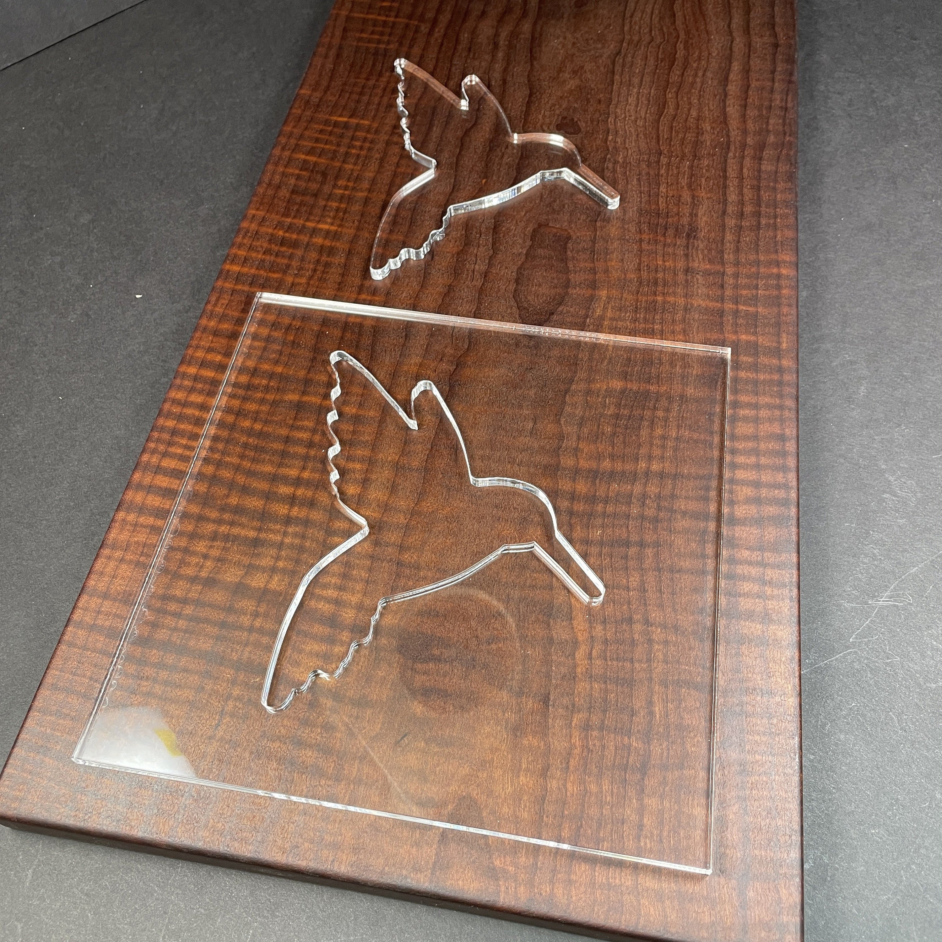 Humming Bird Router Template (Clear Acrylic)