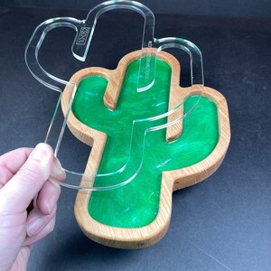 Cactus Serving Tray Router Template (clear Acrylic) - Etsy