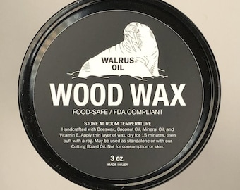 Walrus Wood Wax - 3oz Can