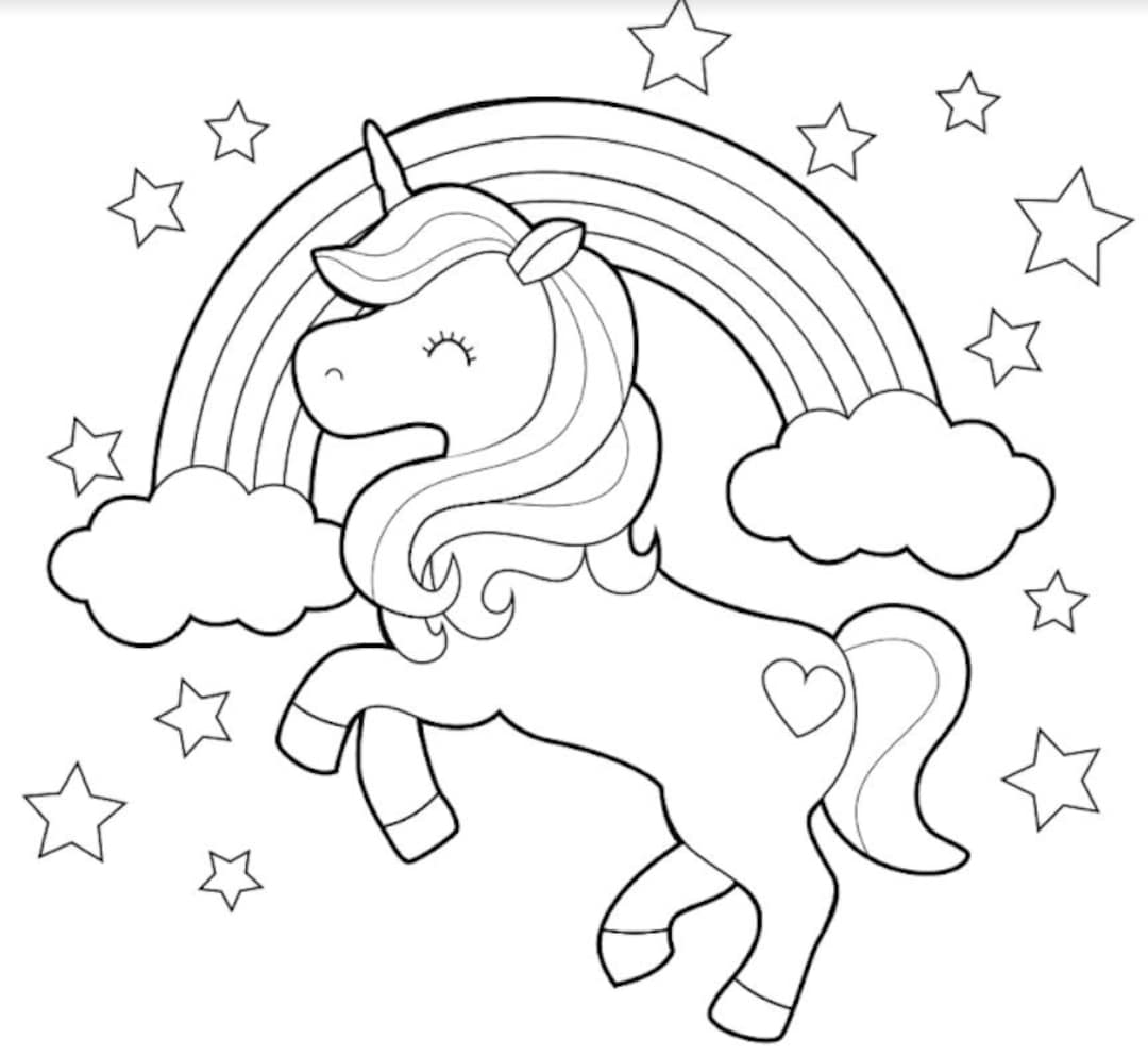 unicorn-coloring-pages-for-kids-etsy-canada