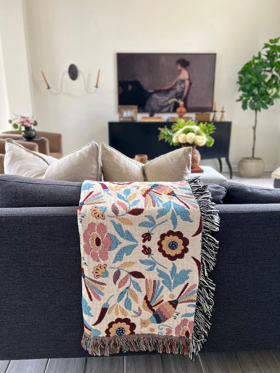 Mexican Folk Art With Muted Colors Woven Blankets. Modern Mexican Home Decor for Her. Mothers Day Gift. Mexican Blanket. Mexican Art Decor Etsy Canada
