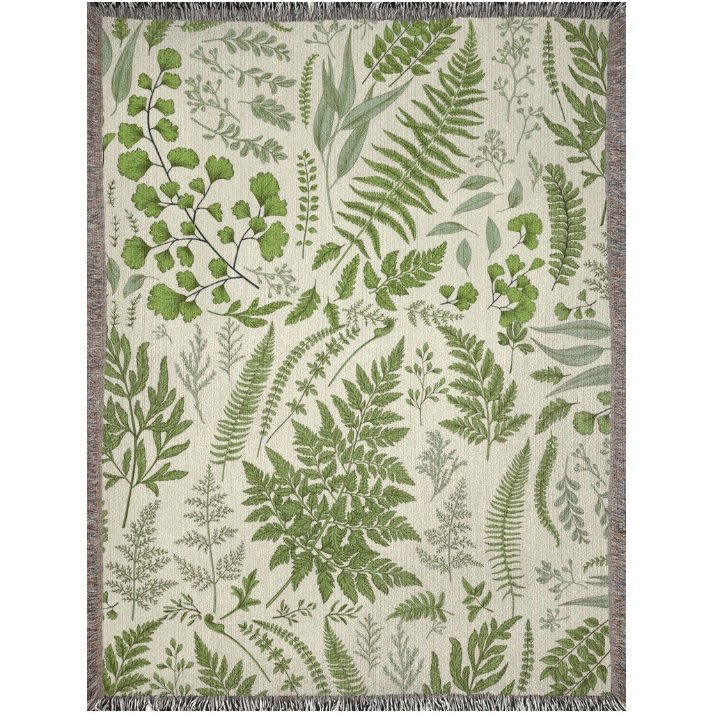 Fern Blanket - Berry Garden