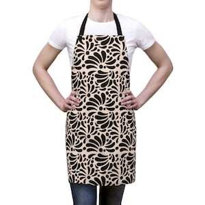 Talavera Apron: Modern Mexican Folk Art Poly Twill